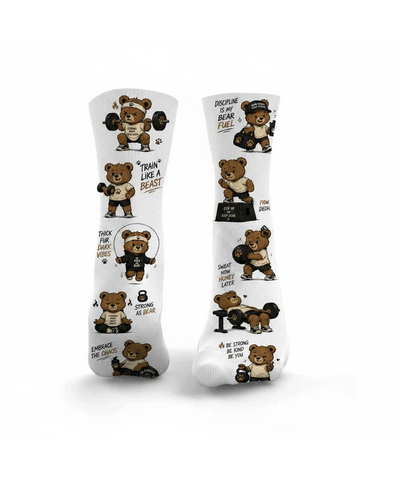 HEXXEE WOD Characters Fuel Bear Socks