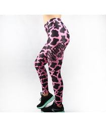 Combat Dollies Mad Cow Fitness Legging Complete Pink