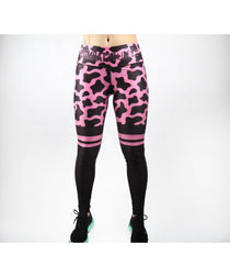 Combat Dollies Mad Cow Fitness Legging Pink with Sock