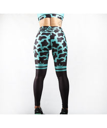 Combat Dollies Mad Cow Fitness Legging Blue with Sock