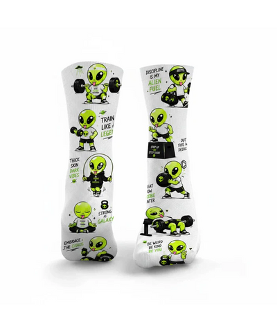 HEXXEE WOD Characters Alien Fuel Socks