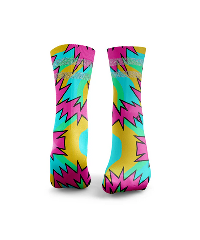 HEXXEE Fresh Prince 2.0 Reflective Socks Blue/Pink