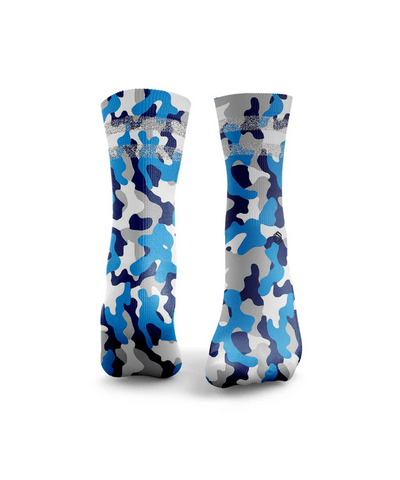 HEXXEE Camouflage 2.0 Reflective Socks Blue
