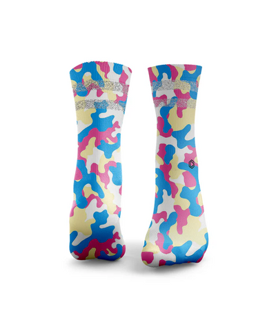 HEXXEE Camouflage 2.0 Reflective Socks Candy Floss