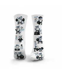 HEXXEE WOD Characters Deep Dive Socks