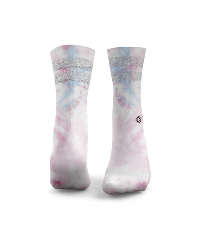 HEXXEE Tie Dye Frozen Glitter Socks