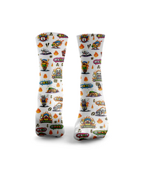 HEXXEE F Burpees Icons Socks