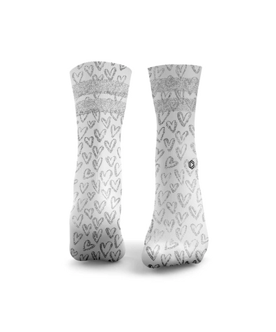 HEXXEE Glitter Hearts Glitter Socks