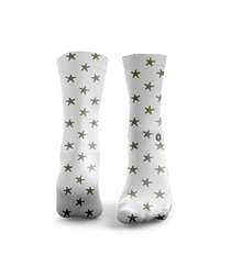 HEXXEE Green Starfish Socks
