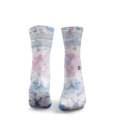 HEXXEE Tie Dye Ice Blast Glitter Socks
