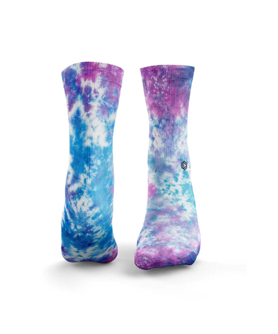 HEXXEE Multi Colour Tie Dye Socks Ice Blast