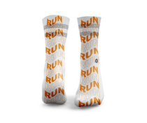 HEXXEE Run Run Run Socks Orange