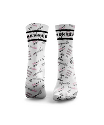 HEXXEE Positive Vibes Socks Pink