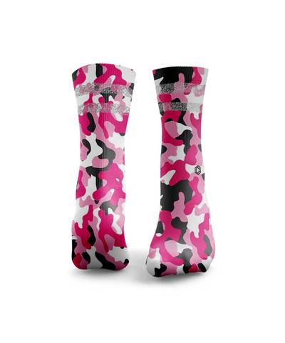 HEXXEE Camouflage 2.0 Reflective Socks Pink
