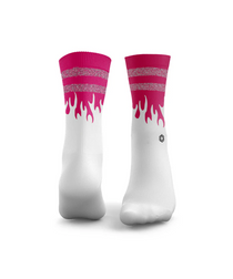HEXXEE Flaming Hot Socks Pink