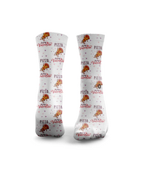 HEXXEE Pizza Is My Valentine Socks