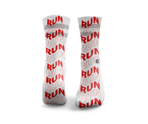 HEXXEE Run Run Run Socks Red