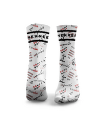 HEXXEE Positive Vibes Socks Red
