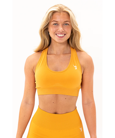 V3 Apparel Limitless Seamless Sports Bra Orange