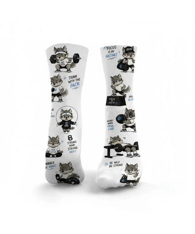 HEXXEE WOD Characters Wolf Pack Socks