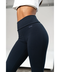 Famme Flared Leggings Blue