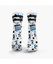 HEXXEE Wall Ball Warrior Blue Socks