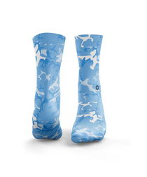 HEXXEE Blue Camo Socks