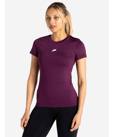 Pursue Fitness BreathEasy Full-Length T-Shirt Purple