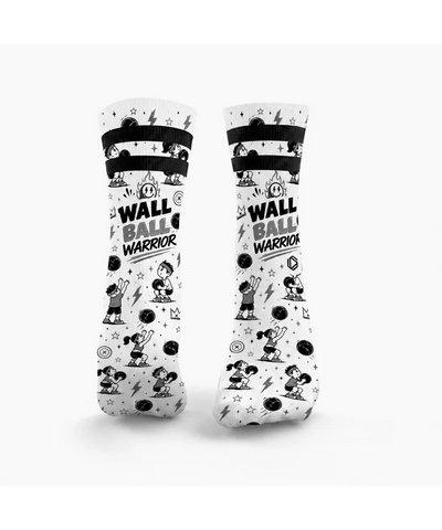 HEXXEE Wall Ball Warrior Grey Socks