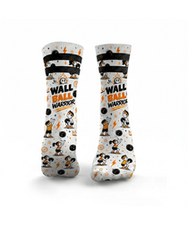 HEXXEE Wall Ball Warrior Orange Socks