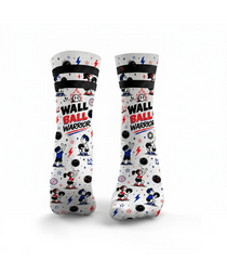 HEXXEE Wall Ball Warrior Red Socks