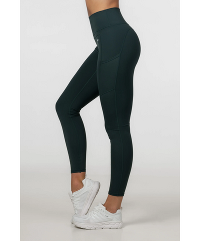 Famme Techna V2 High Waisted Leggings Green