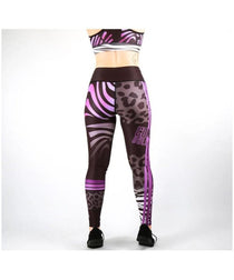 Combat Dollies Wild Purple Fitness Leggings
