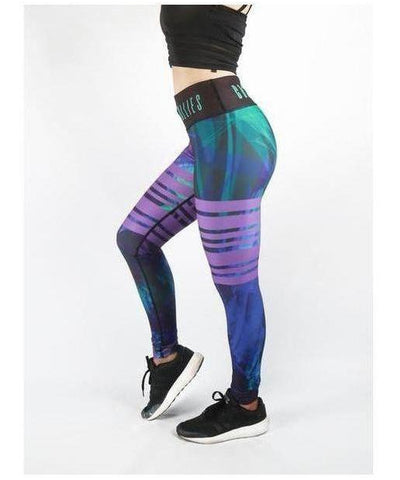 Combat Dollies Suzie Blues Fitness Leggings
