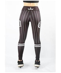 Combat Dollies Baseball Fitness Leggings Black/Black