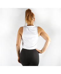 Combat Dollies Cropped Vest White