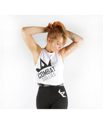 Combat Dollies Cropped Vest White