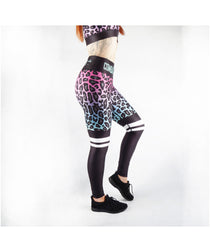 Combat Dollies Fuchsia Fall Fitness Leggings