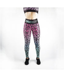 Combat Dollies Complete Fuchsia Fall Fitness Leggings