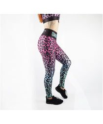 Combat Dollies Complete Fuchsia Fall Fitness Leggings