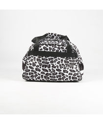 Combat Dollies White Leopard Print Sports Bag