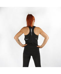 Combat Dollies T-Back Tank Top Black