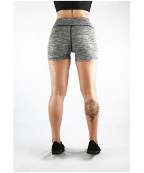 Combat Dollies Hazel Grey High Waisted Shorts