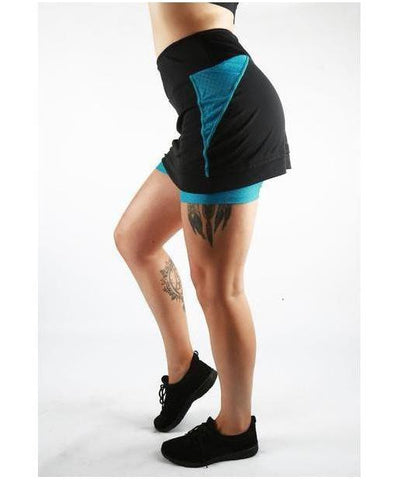 Combat Dollies Training Skort Blue/Black