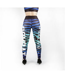 Combat Dollies Blue Zebra Fitness Leggings