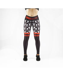 Combat Dollies Skull & Crossbones Fitness Leggings