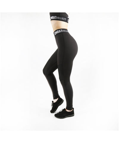 Combat Dollies Black Super High Waist Mesh Leggings