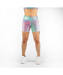 Combat Dollies Holographics Fitness Shorts