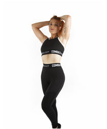 Combat Dollies Black Super High Waist Mesh Leggings
