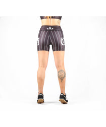 Combat Dollies Black Baseball Fitness Shorts